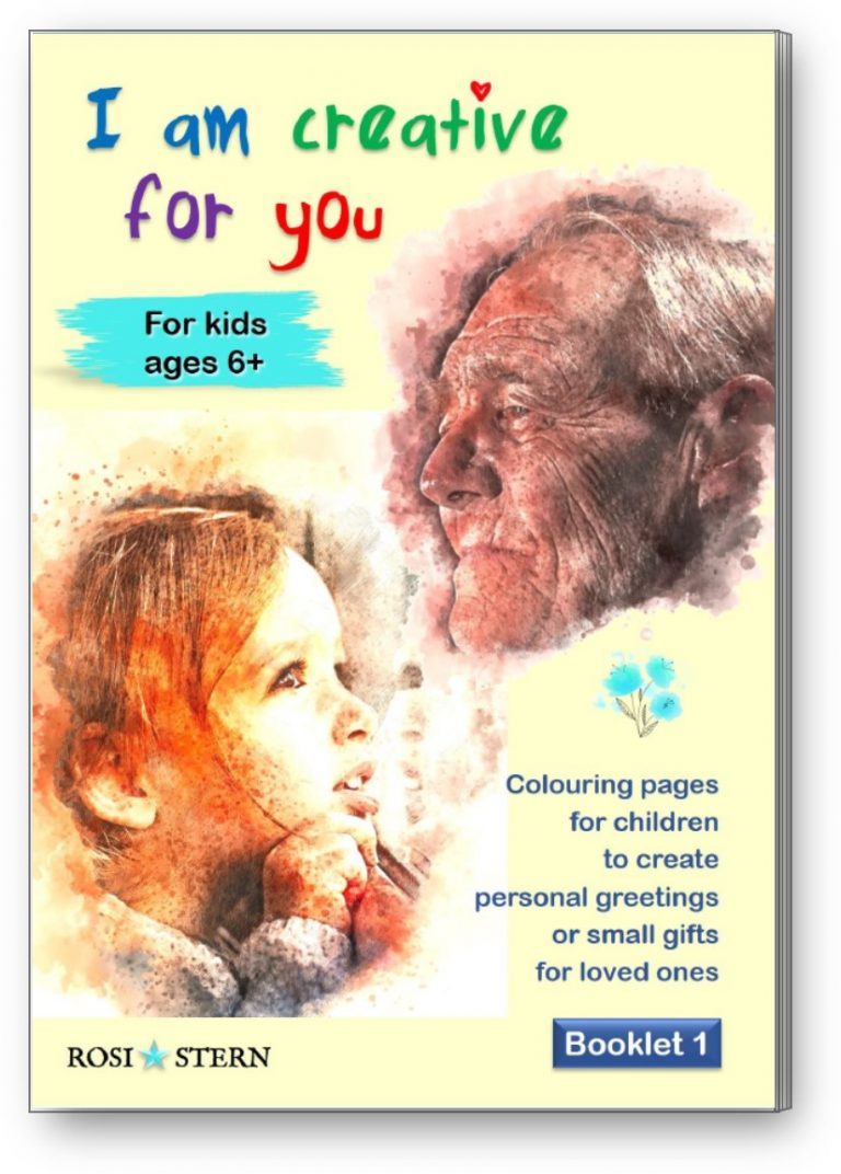 title picture: booklet 1 - I am creative for you - for kids ages 6